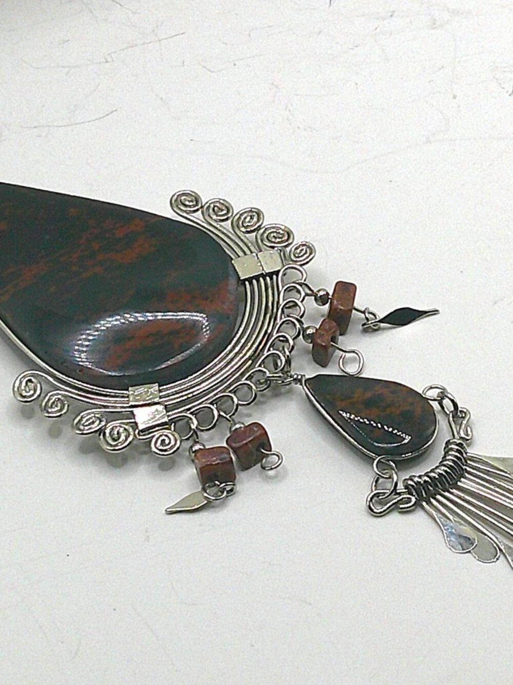 Mahogany Agate Necklace - Picture 6 of 7